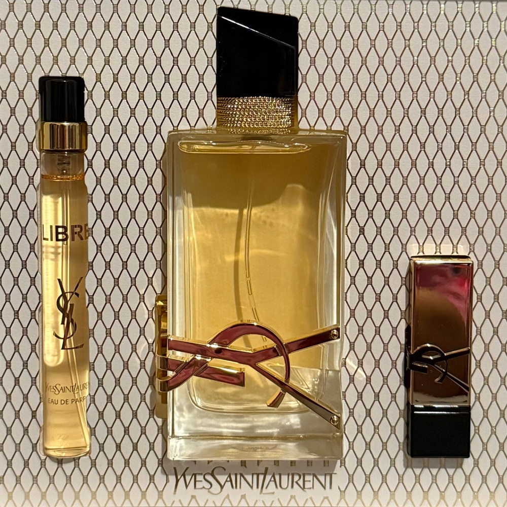 YSL Libre 3-pc Set includes EDP Full size: 90ml/Travel size 10 ml & lipstick - Picture 6 of 7